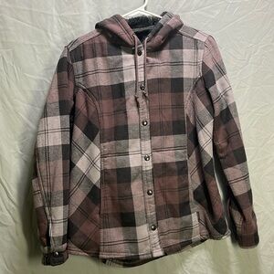 Women’s Wolverine snap button with hood size medium